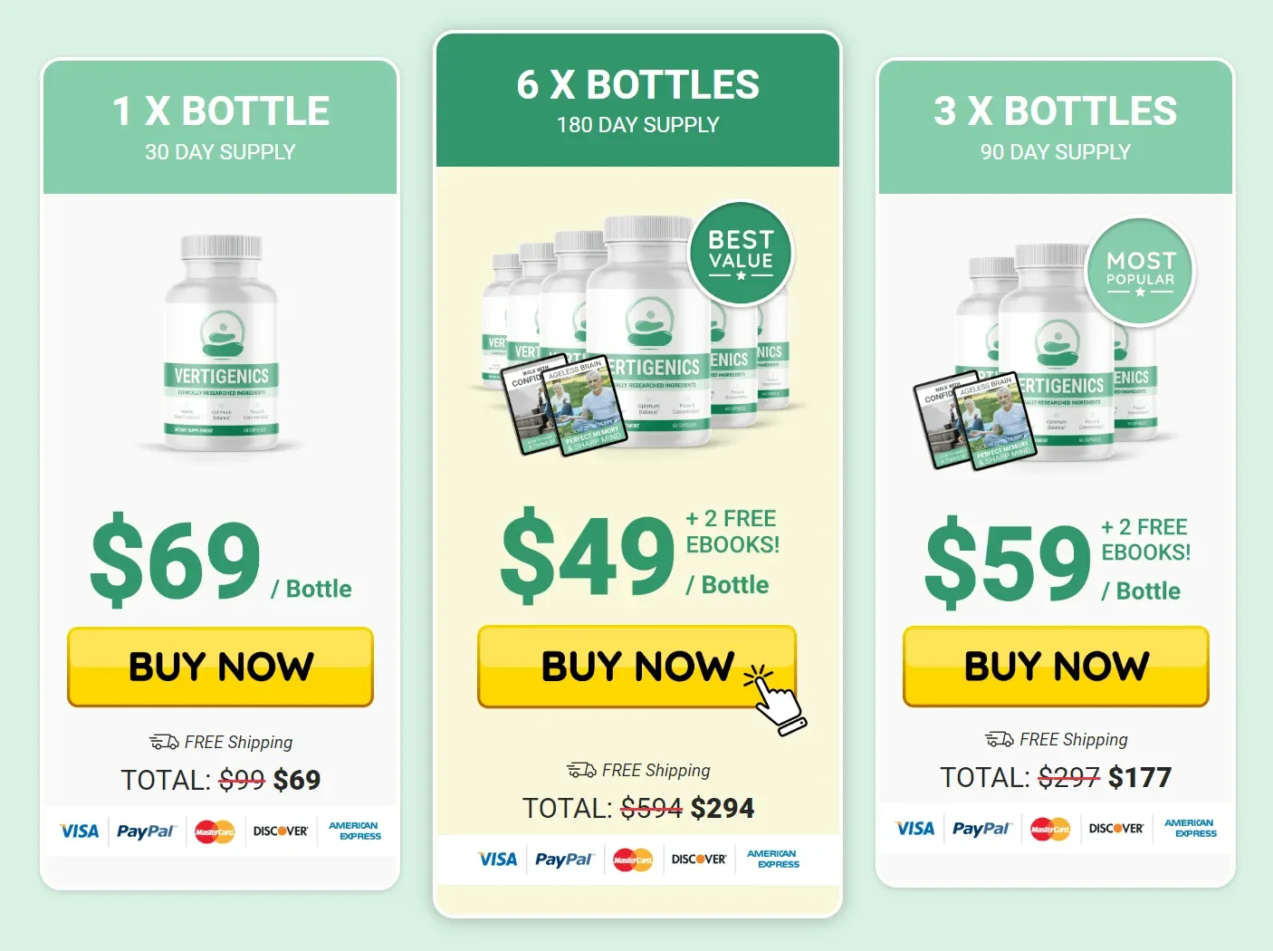 Vertigenics.com price